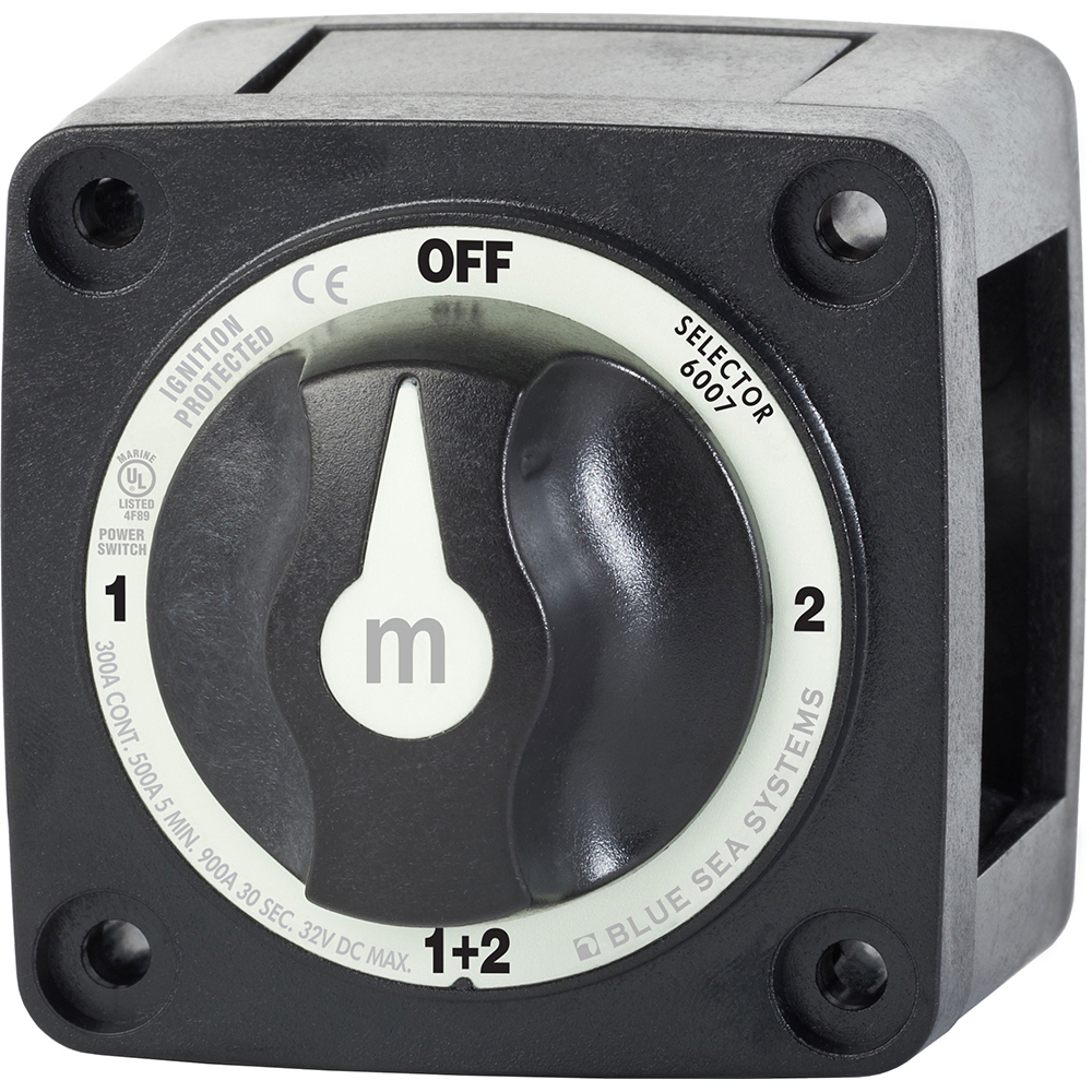Blue Sea m-Series Mini Four Position Battery Switch