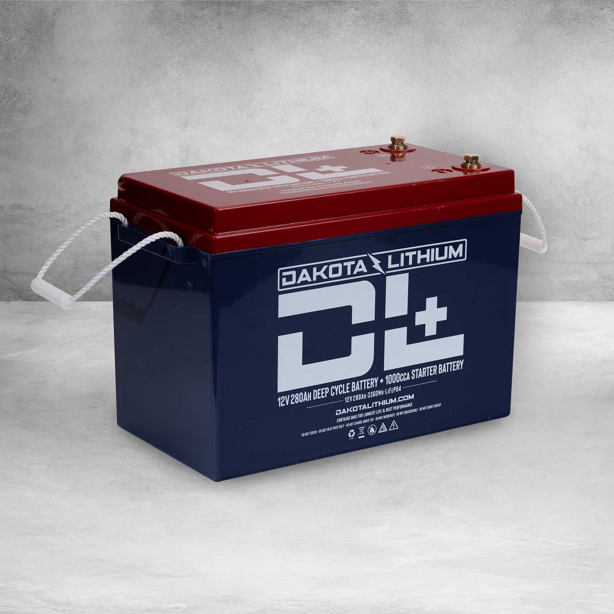 Dakota Lithium PLUS 12V 280AH Dual Purpose Battery